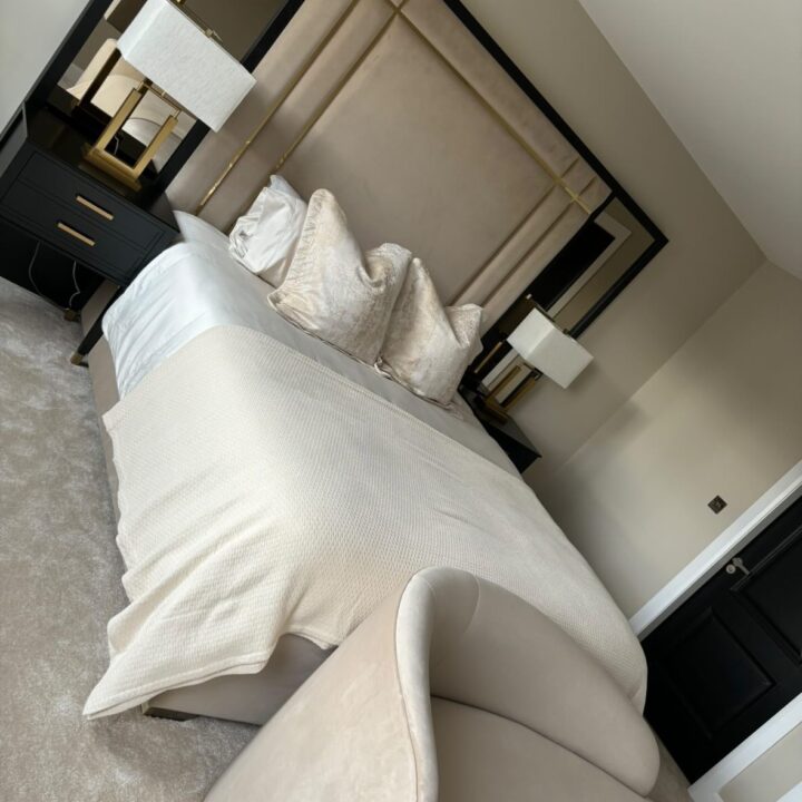 Ivy Bedframe with Mirrors
